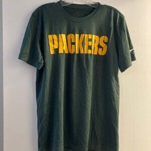 Nike DriFit Green Packers Short Sleeve Tee Medium